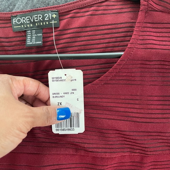 NWT FOREVER 21 sheer dress - Picture 2 of 2